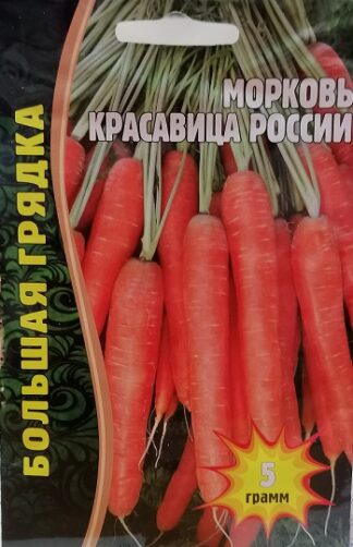 Морковь Красавица России 5 г Большая грядка
